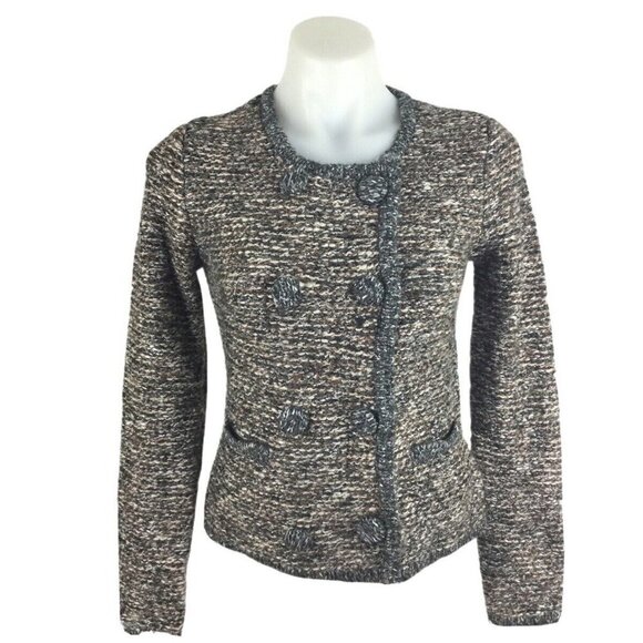 Cabi Ritz Cardigan Boucle ChunkyKnit Double Breast - Picture 1 of 8